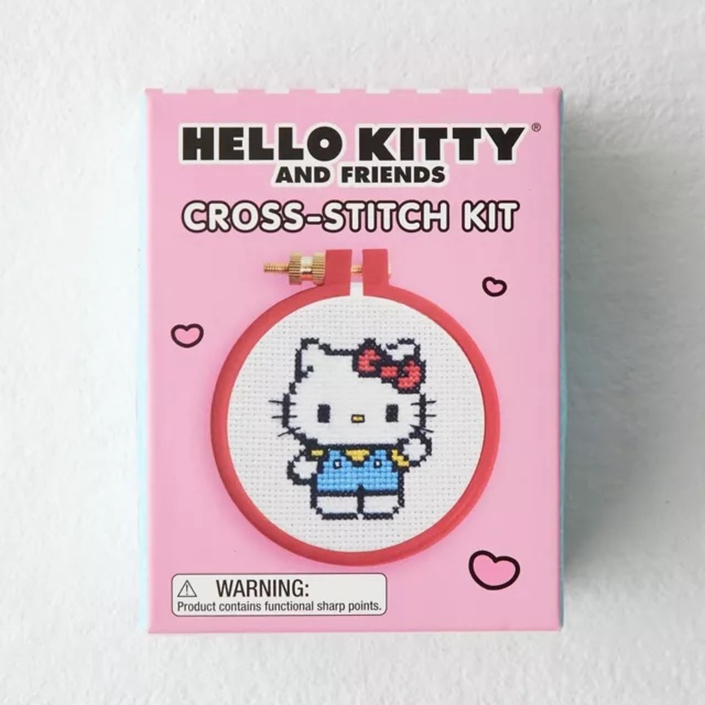 NWT Sanrio Hello Kitty & Friends Cross-Stitch Kit
